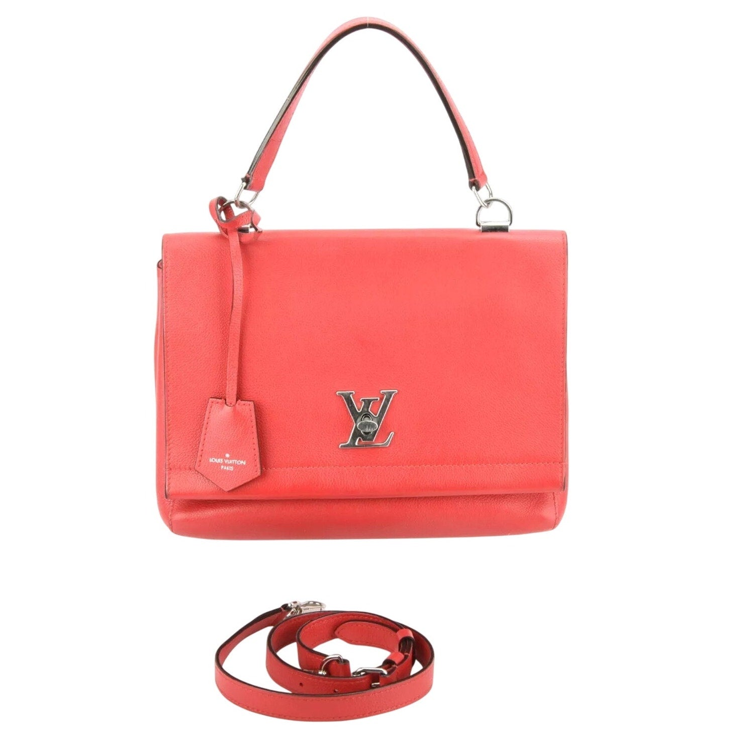 Authentic Louis Vuitton Lockme II MM Shoulder Bag 2-Way