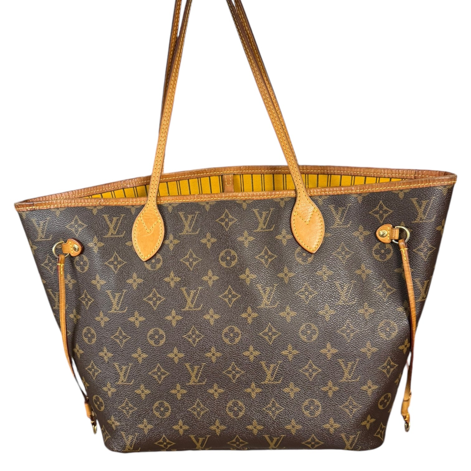 Authentic Louis Vuitton Neverfull MM Monogram Shoulder Bag