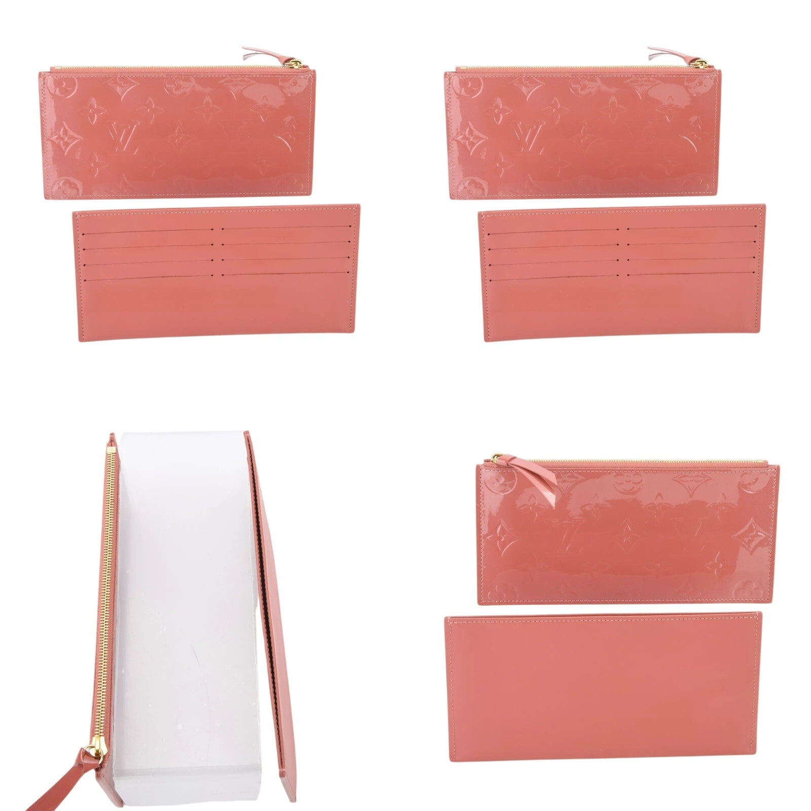 Authentic Louis Vuitton Felicie Valentine Dog Vernis Pochette