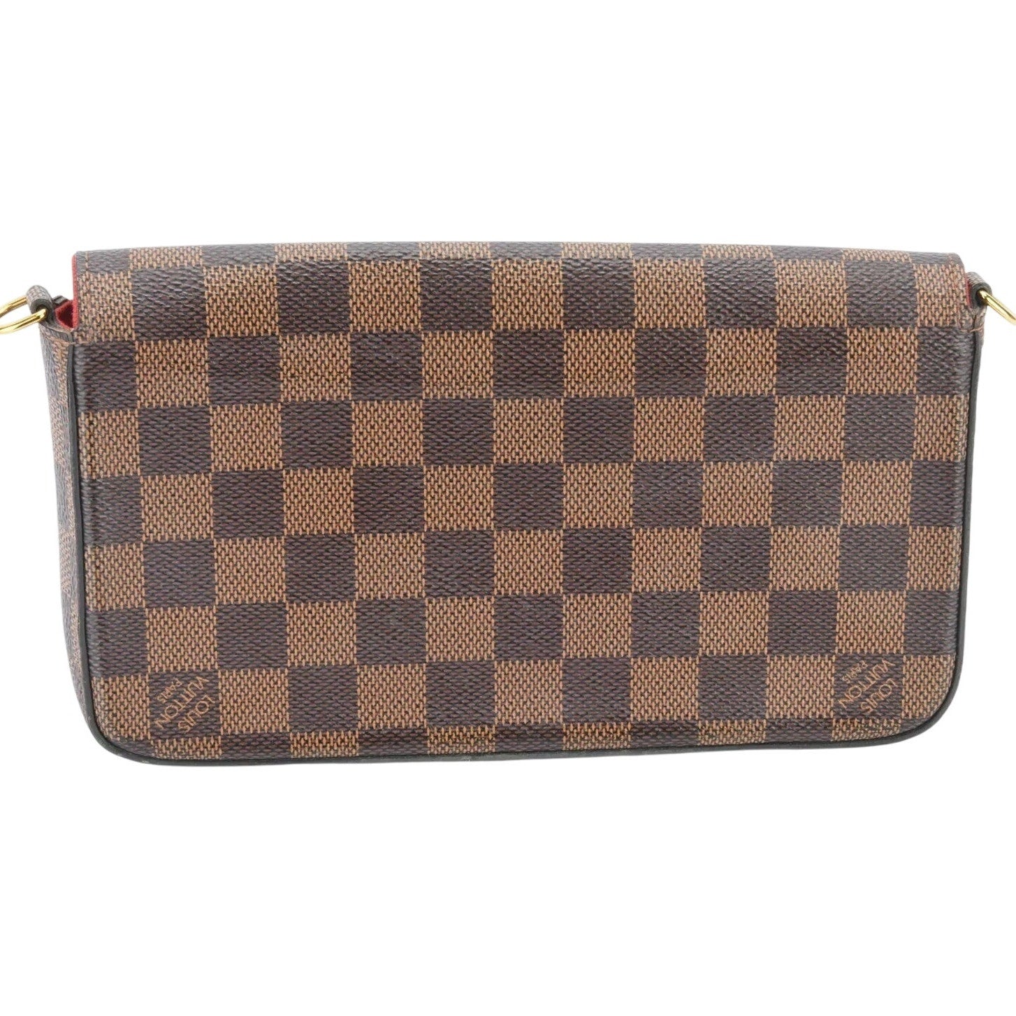 Authentic Louis Vuitton Felicie Damier Ebene Pochette