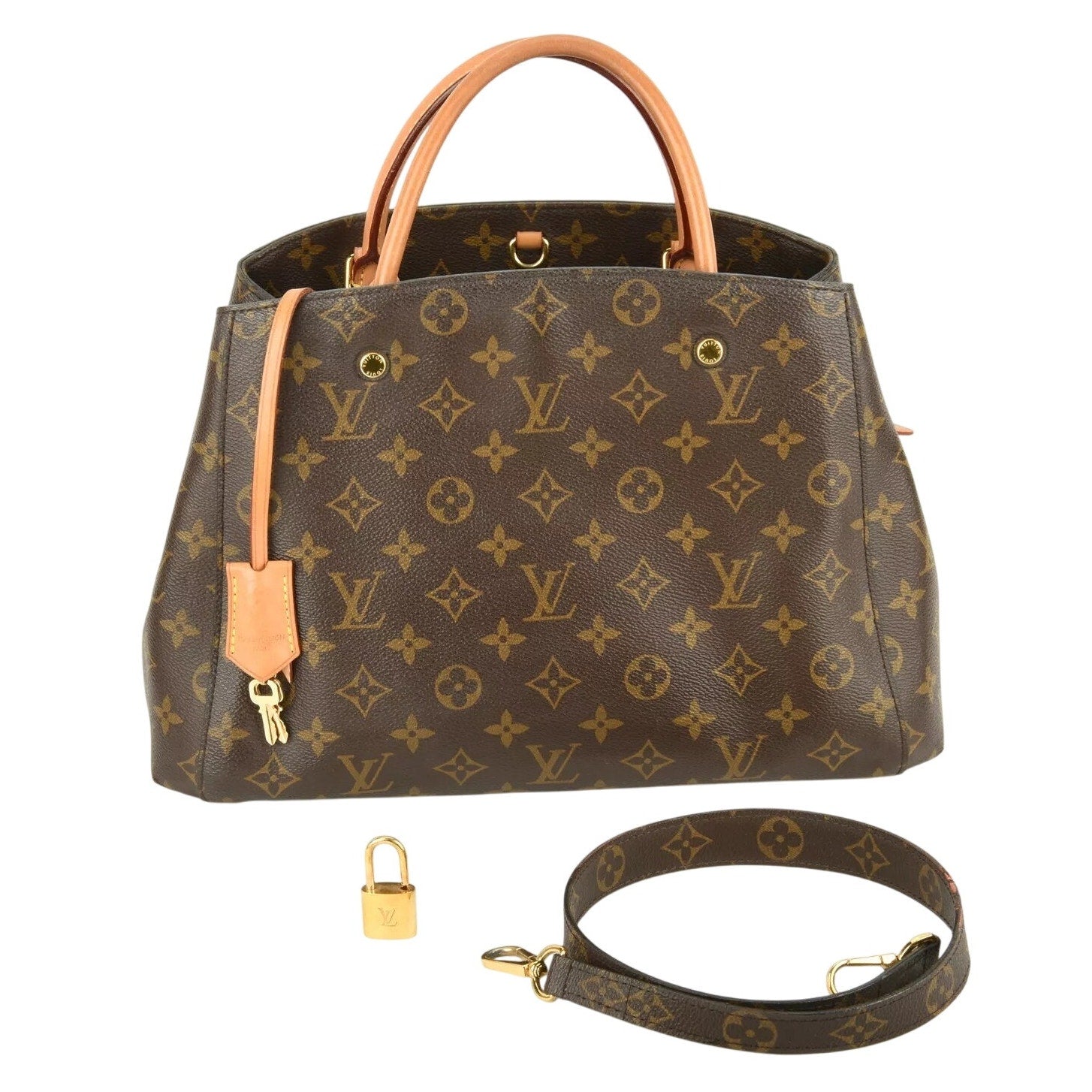 Authentic Louis Vuitton Montaigne MM Handbag