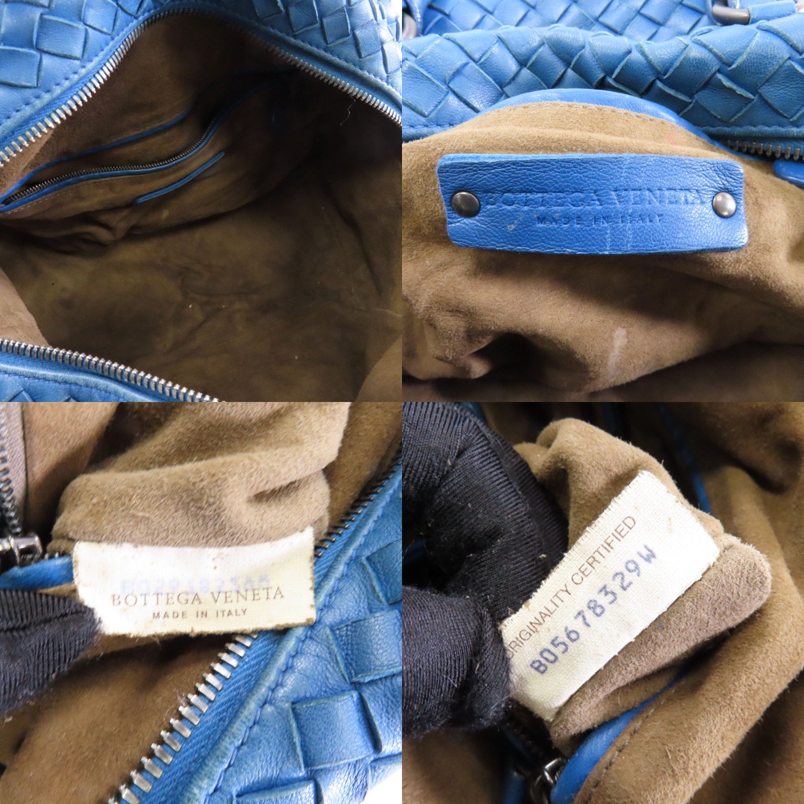 Authentic BOTTEGA VENETA Nappa Intrecciato Satchel bag