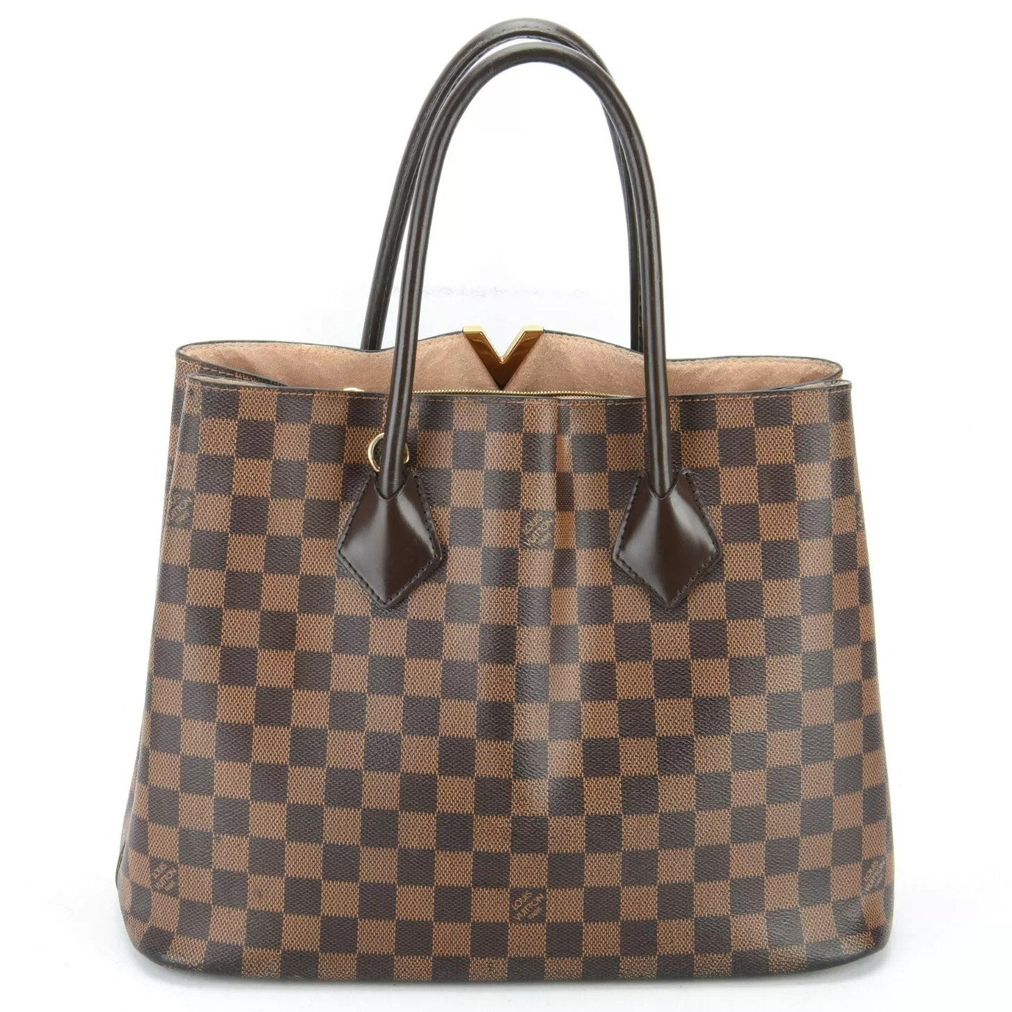 Authentic Louis Vuitton Kensington Damier Ebene Tote Bag