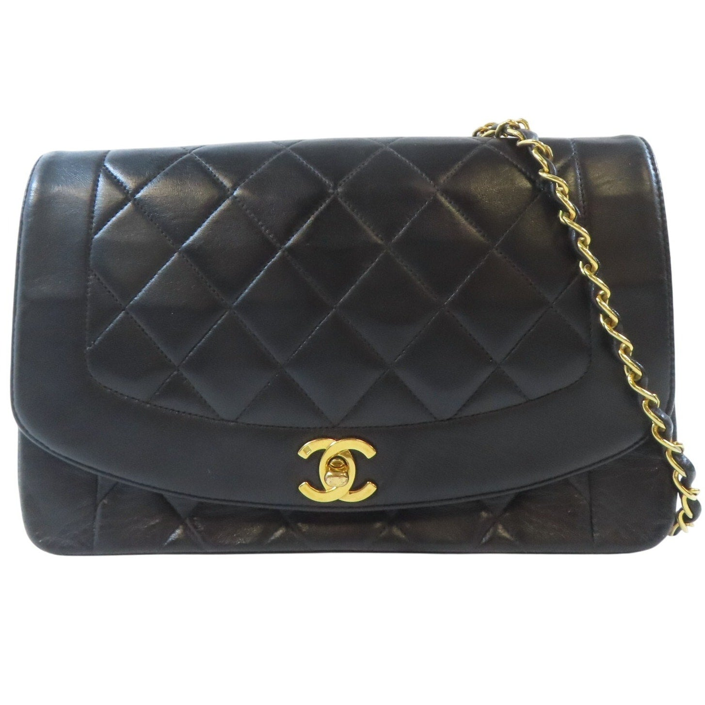 Authenticated CHANEL Diana Crossbody Bag