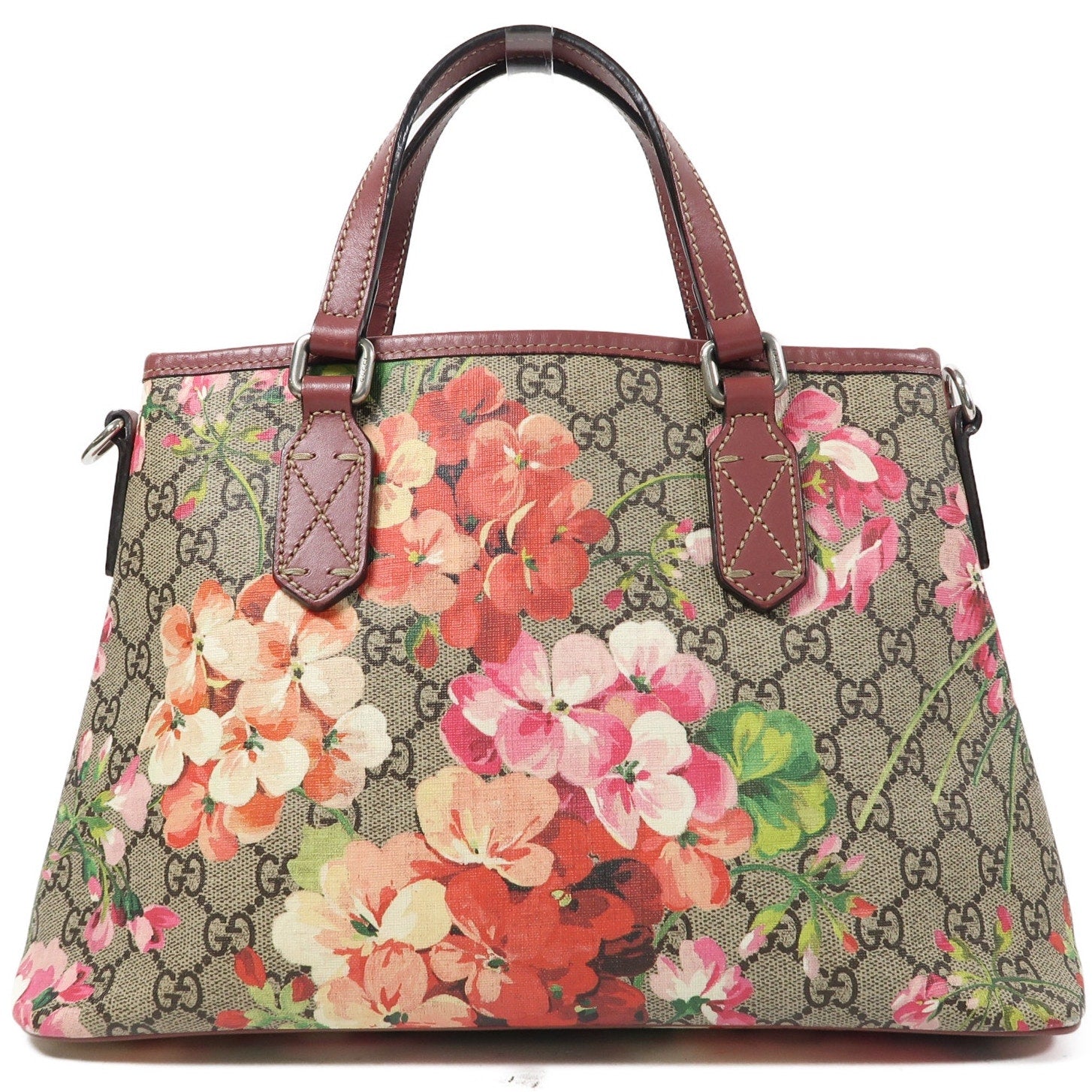 Authentic GUCCI GG Blooms Shoulder Bag 2-Way