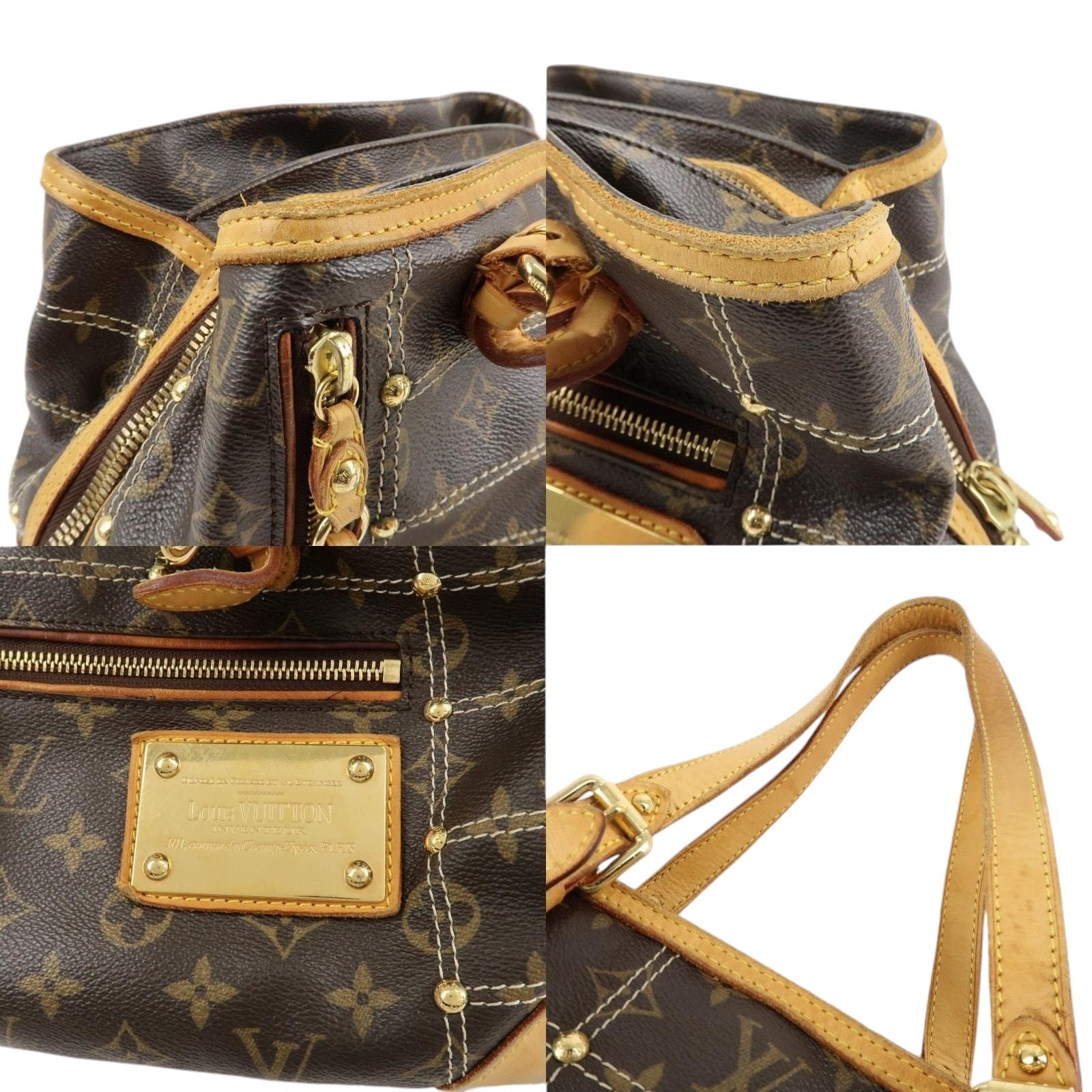 Authentic Louis Vuitton Rivet Handbag