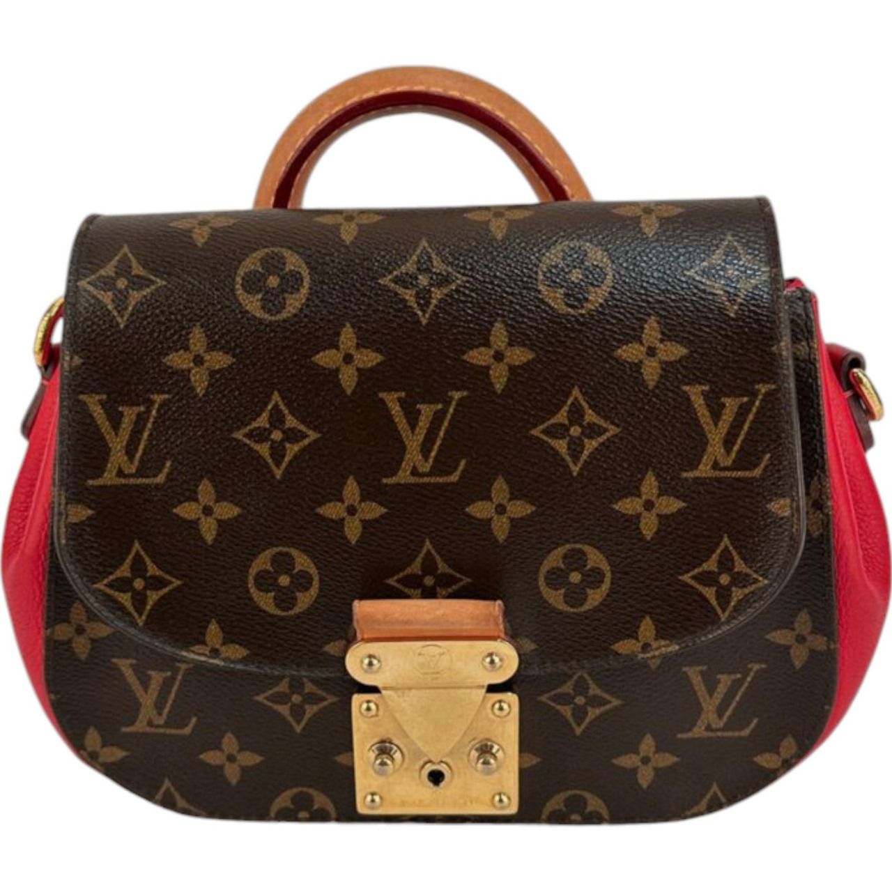 Authentic Louis Vuitton Eden PM Monogram Canvas Top Handle Bag Brown