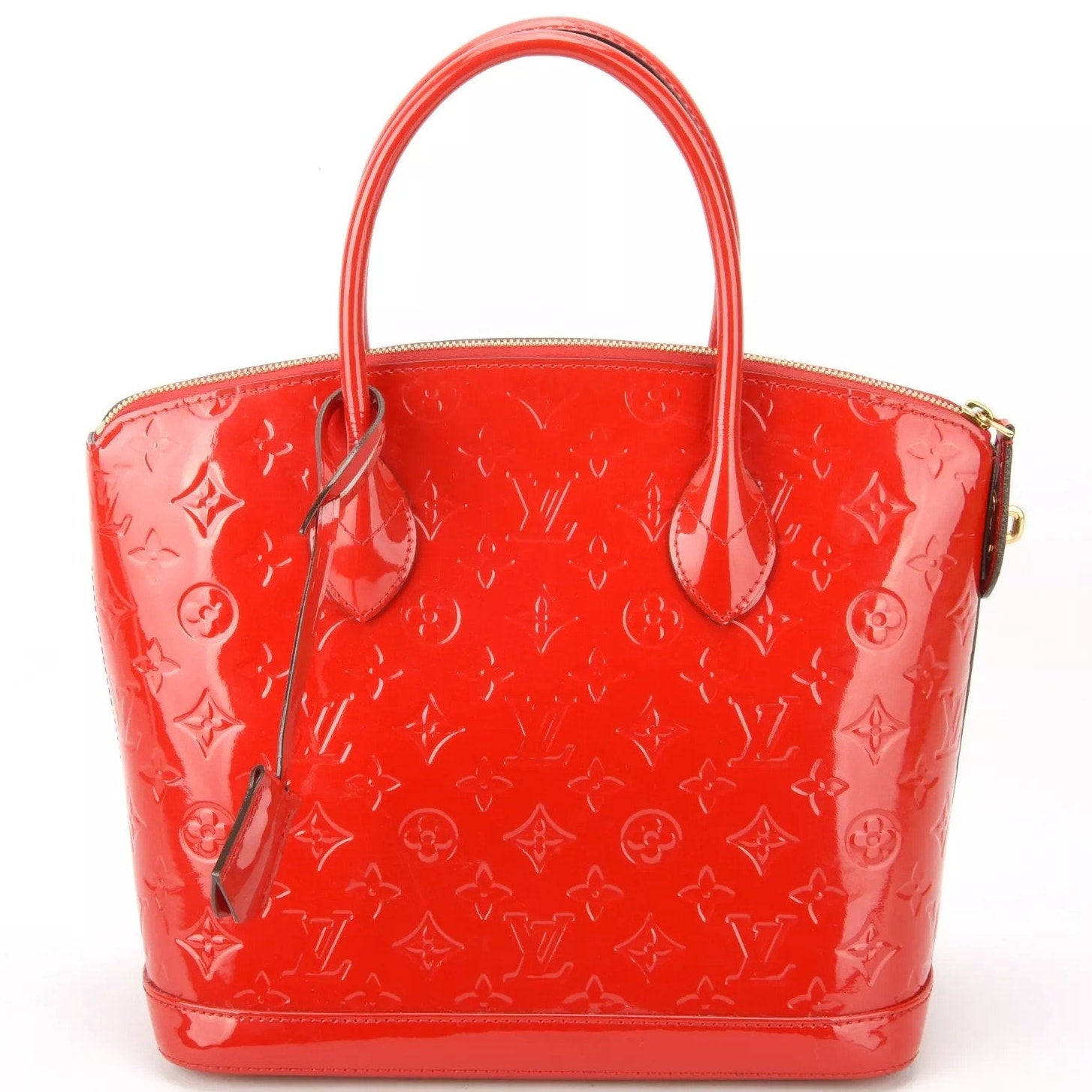 Authentic Louis Vuitton Vernis Lockit MM Handbag