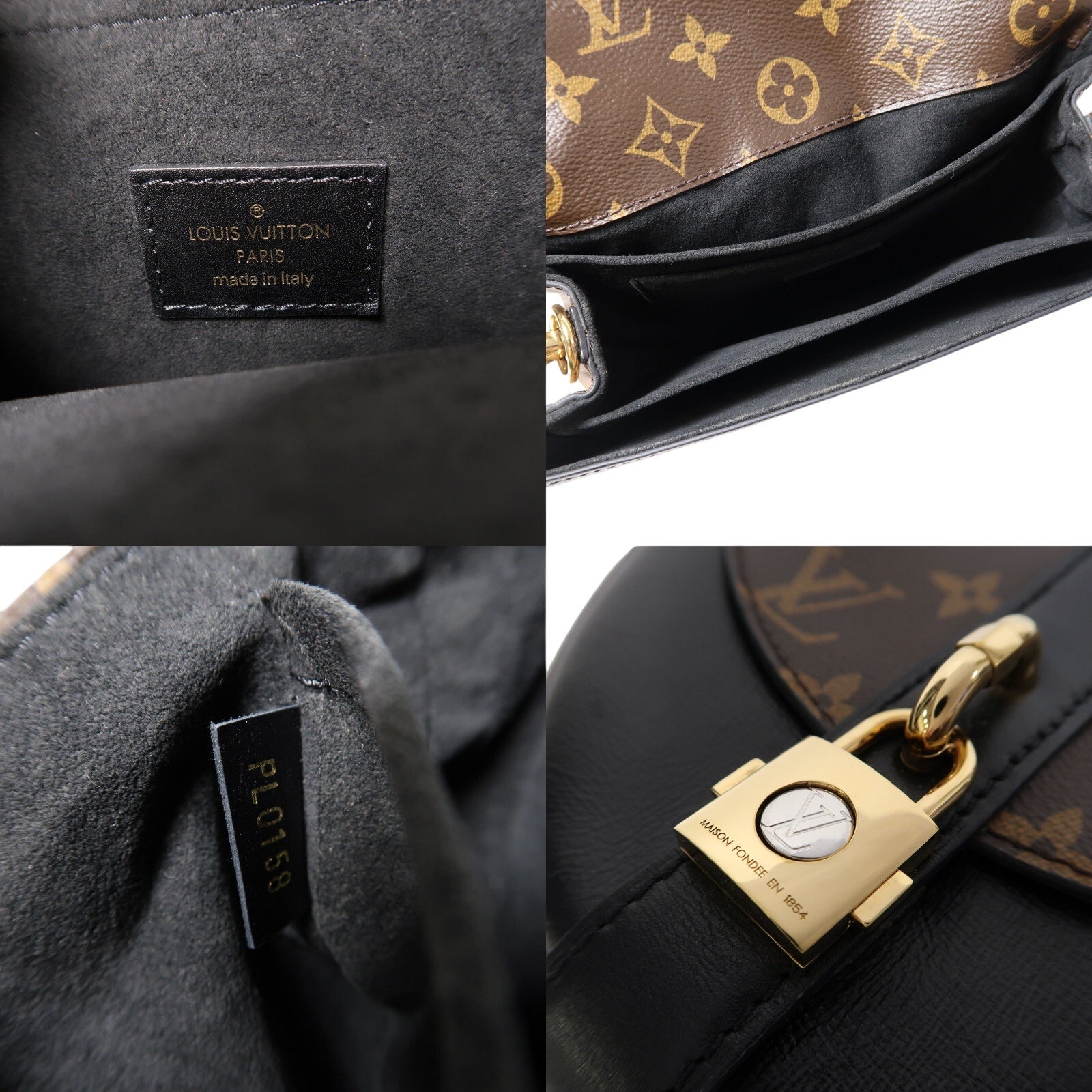 Authentic LOUIS VUITTON Chantilly Lock Shoulder Bag