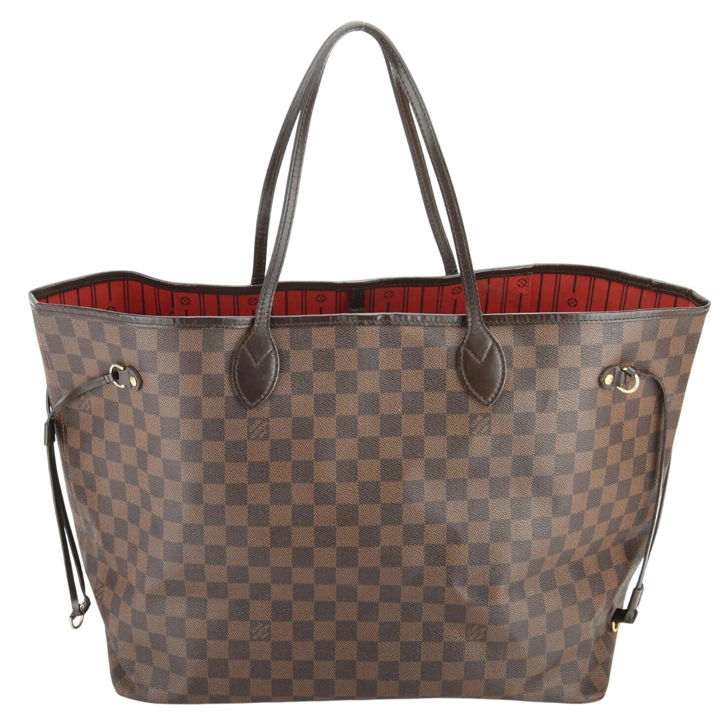 Authentic Louis Vuitton Neverfull GM Damier Ebene Tote Bag