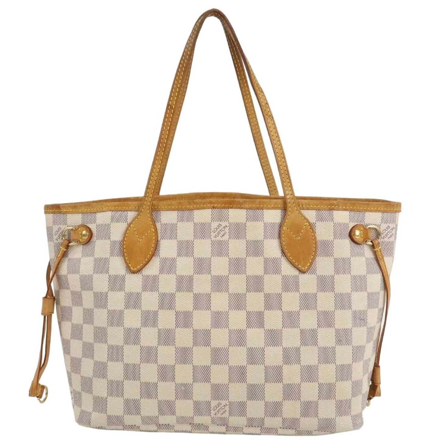 Authentic Louis Vuitton Damier Azur Neverfull PM Tote Bag