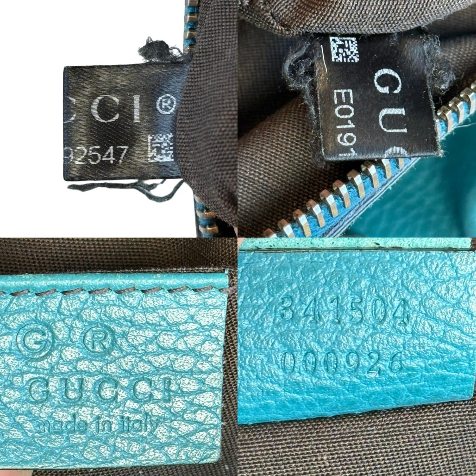 Authentic GUCCI Sherry Handbag Blue