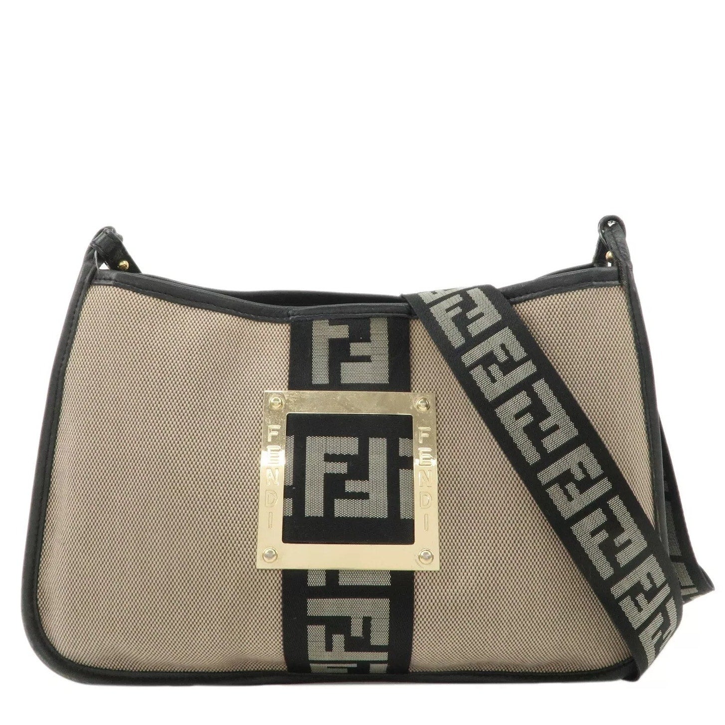 Authentic FENDI Zucca FF Shoulder Bag