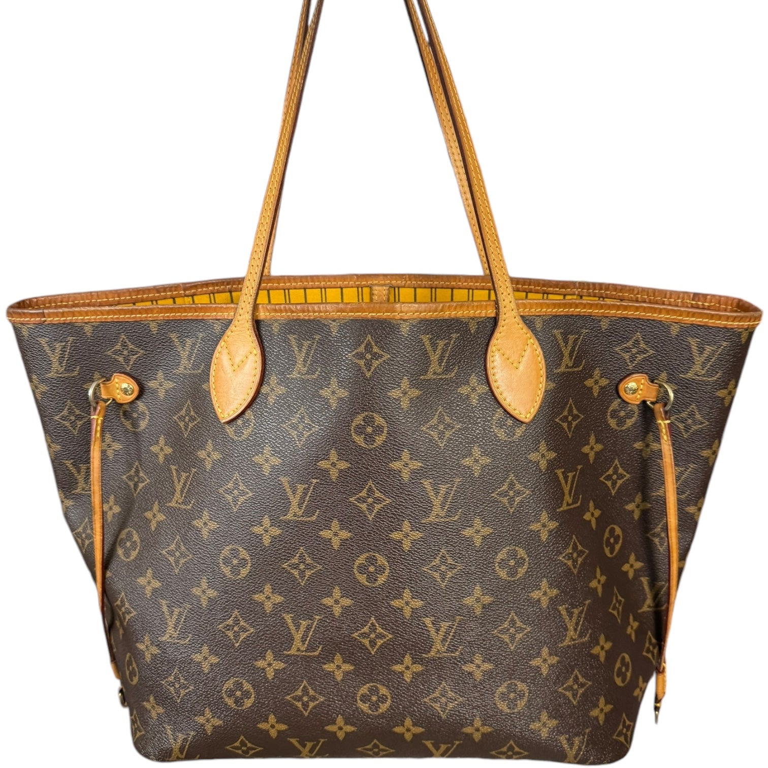 Authentic Louis Vuitton Neverfull MM Monogram Shoulder Bag