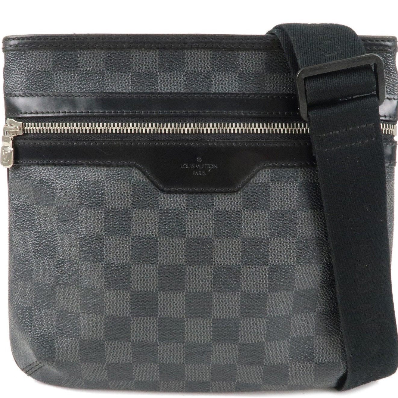 Authentic Louis Vuitton Damier Graphite Thomas Shoulder Bag