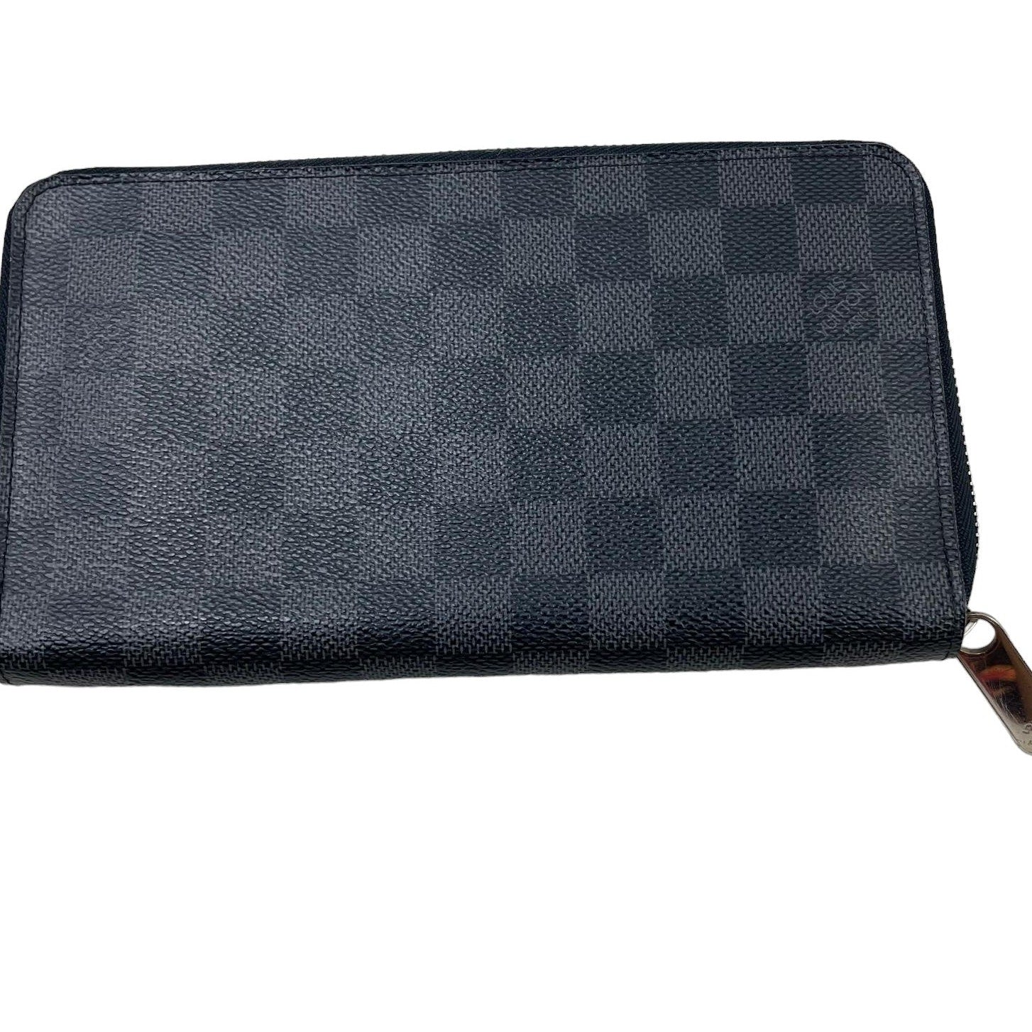 Authentic Louis Vuitton Damier Graphite Zippy Wallet