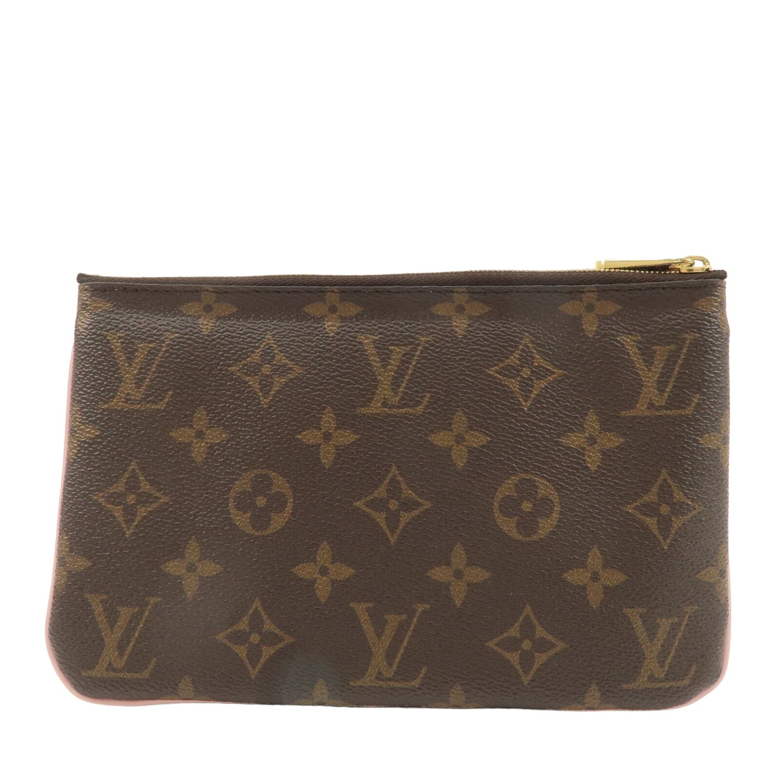 Authentic Louis Vuitton Blooming Flowers Double Zip Pochette