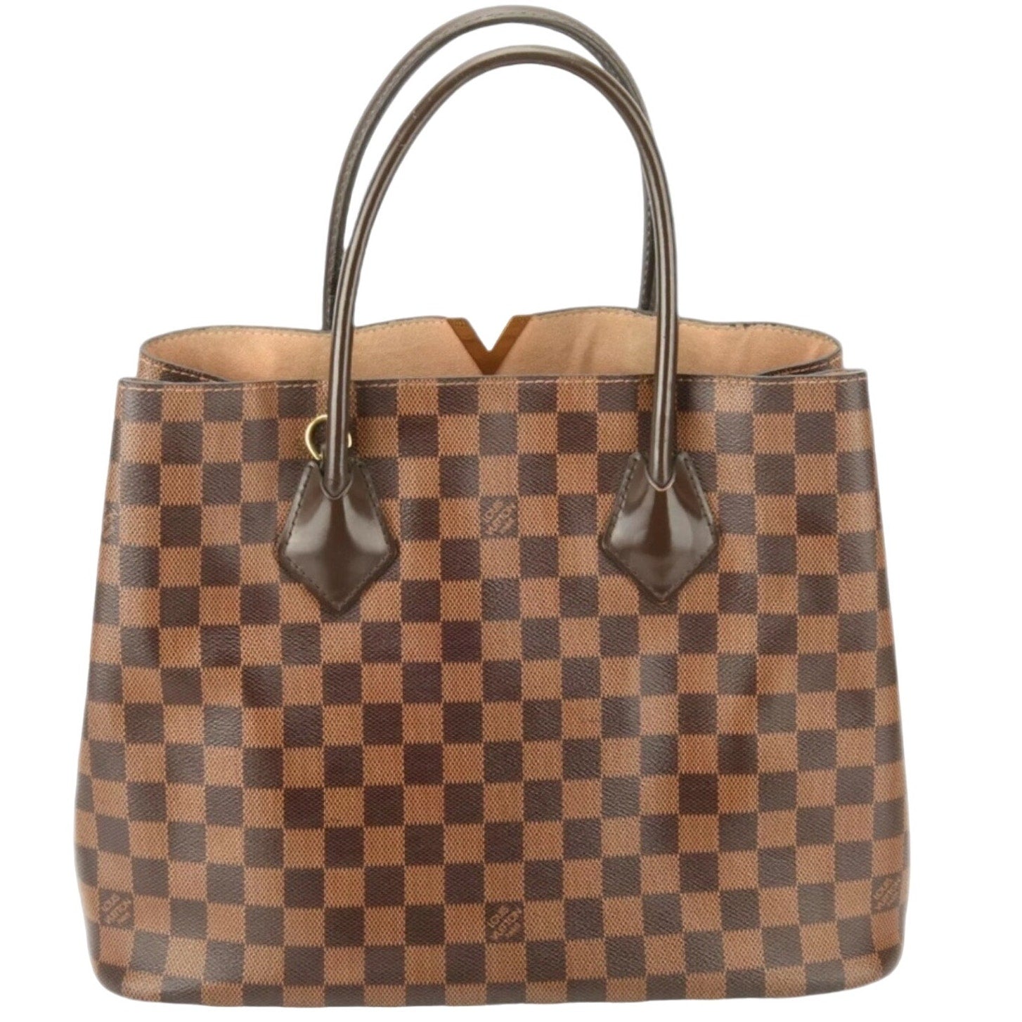 Authentic Louis Vuitton Kensington Damier Ebene Shoulder Bag 2-Way