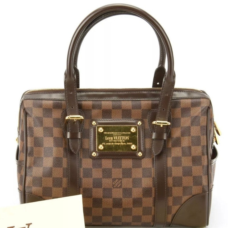 Authentic LOUIS VUITTON Damier Ebene Berkeley Handbag