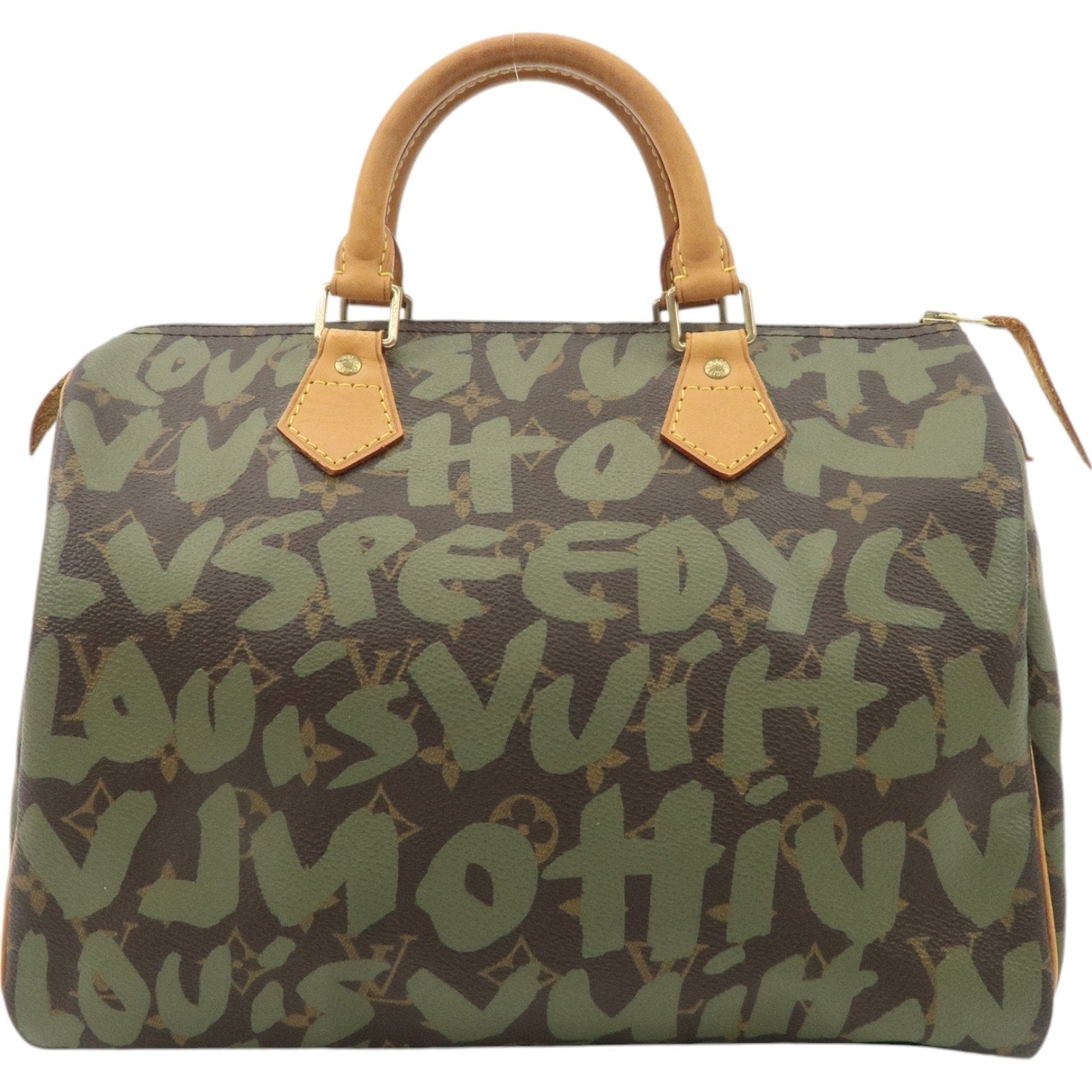 Authentic Louis Vuitton Graffiti Speedy 30 Handbag