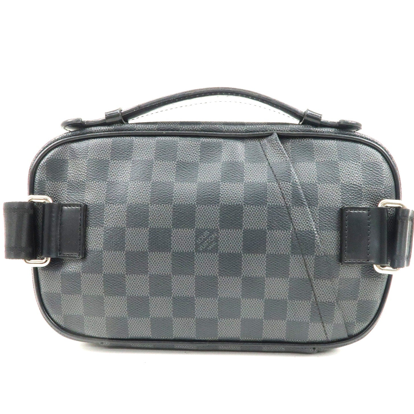 Authentic Louis Vuitton Damier Graphite Ambreil Shoulder Bag
