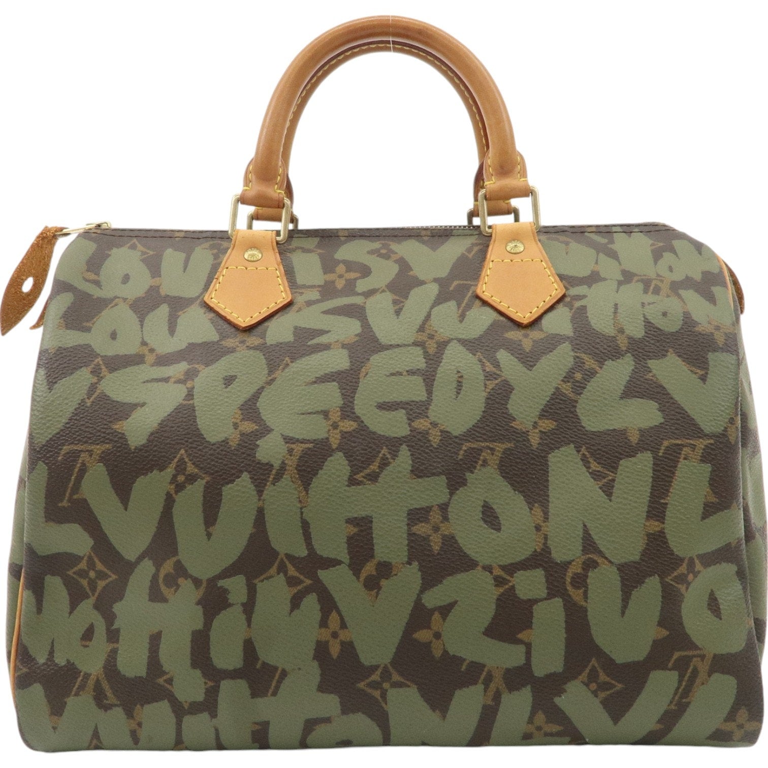 Authentic Louis Vuitton Graffiti Speedy 30 Handbag