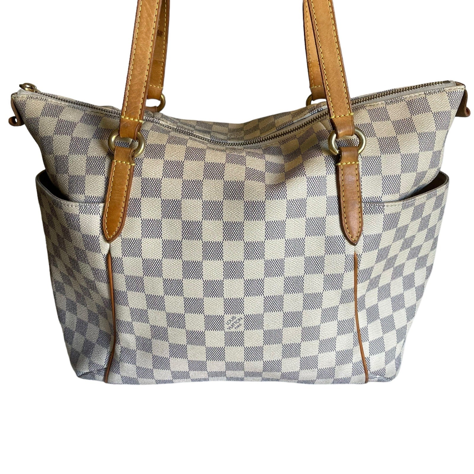 Authentic Louis Vuitton Damier Azur Totally MM