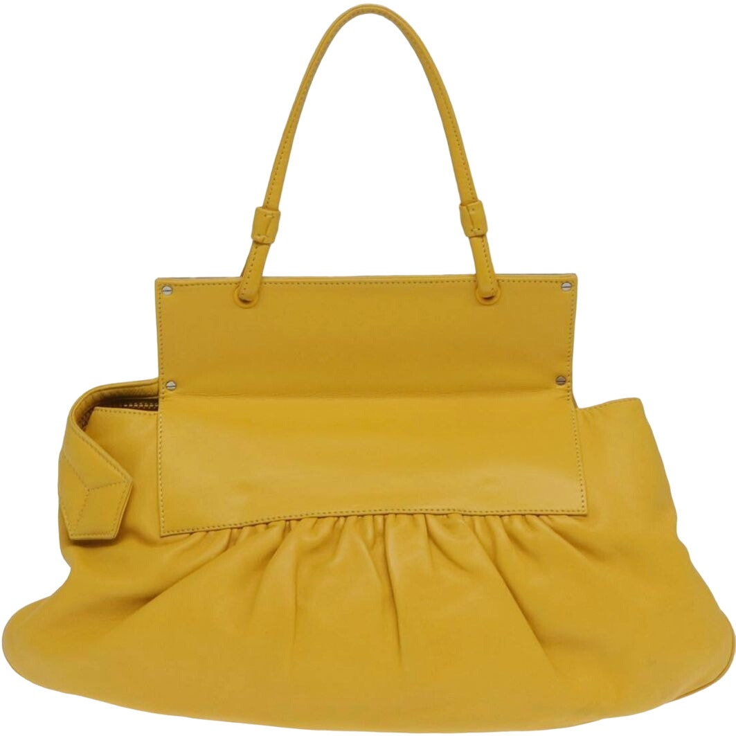 Authentic FENDI Leather Bag Yellow