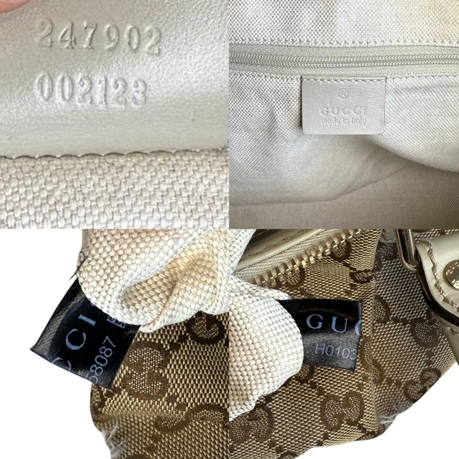 Authentic GUCCI Sukey Guccissima 2-Way Shoulder Bag