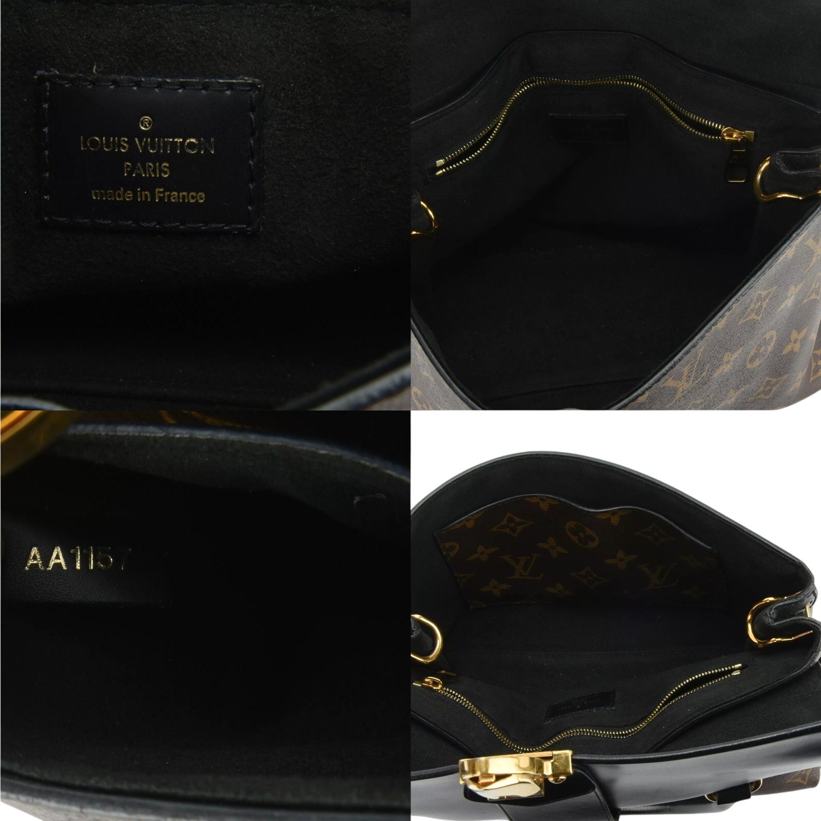 Authenticated Louis Vuitton One Handle Flap Bag