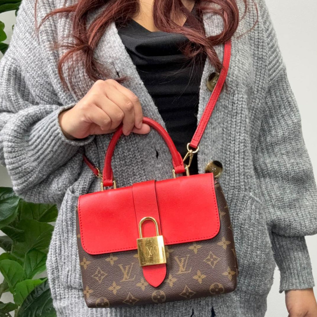 Authentic Louis Vuitton Locky BB Satchel Bag