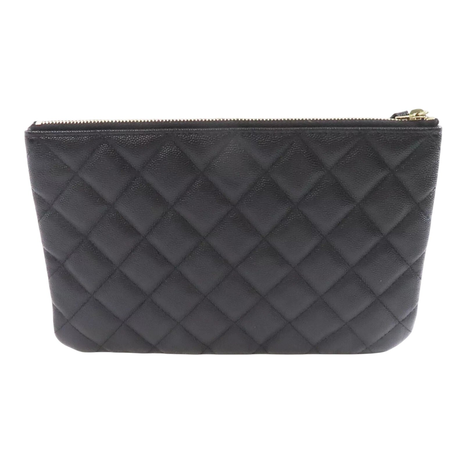 Authenticated Chanel Quilted Trio Clutch Bag