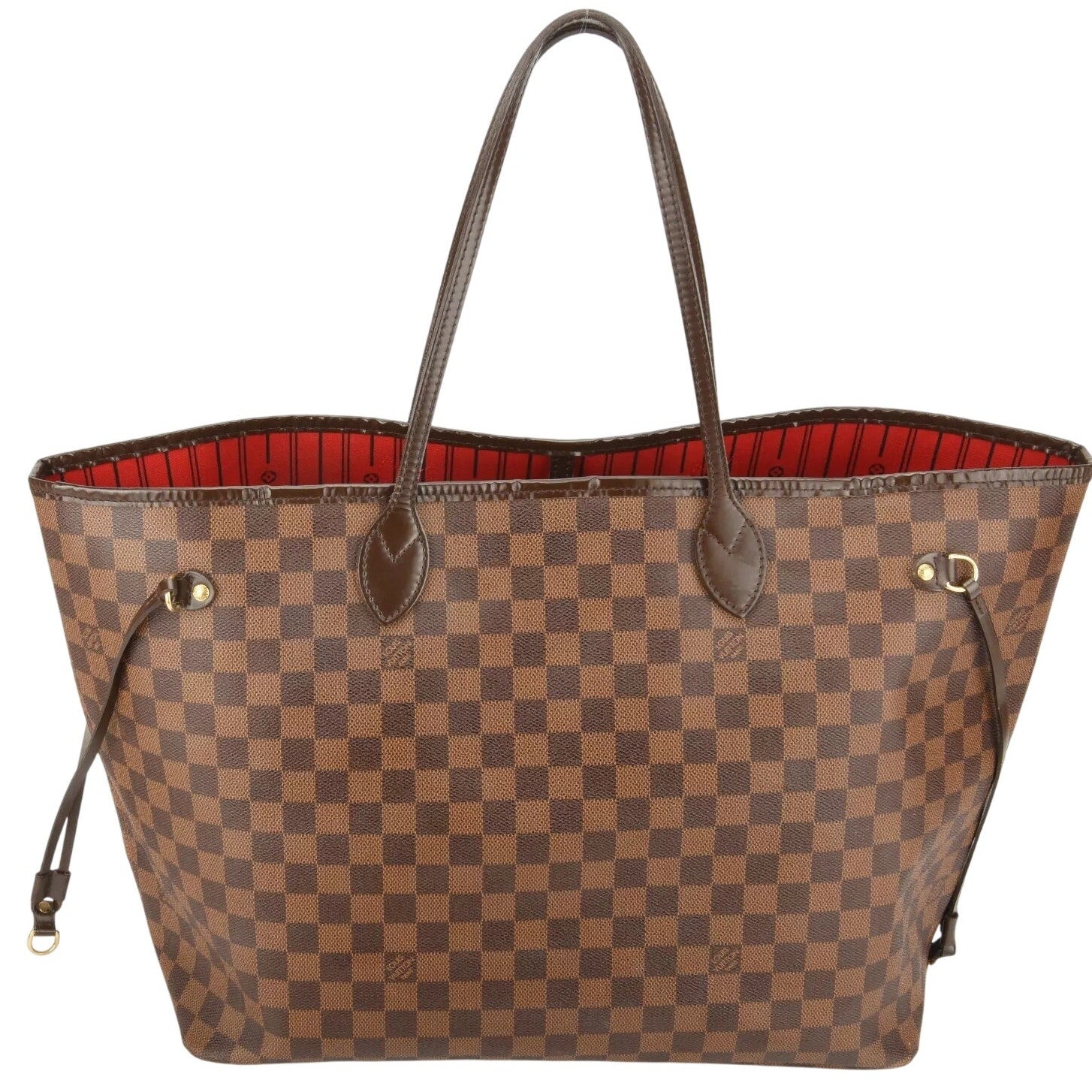 Authentic Louis Vuitton Neverfull GM Damier Ebene Tote Bag