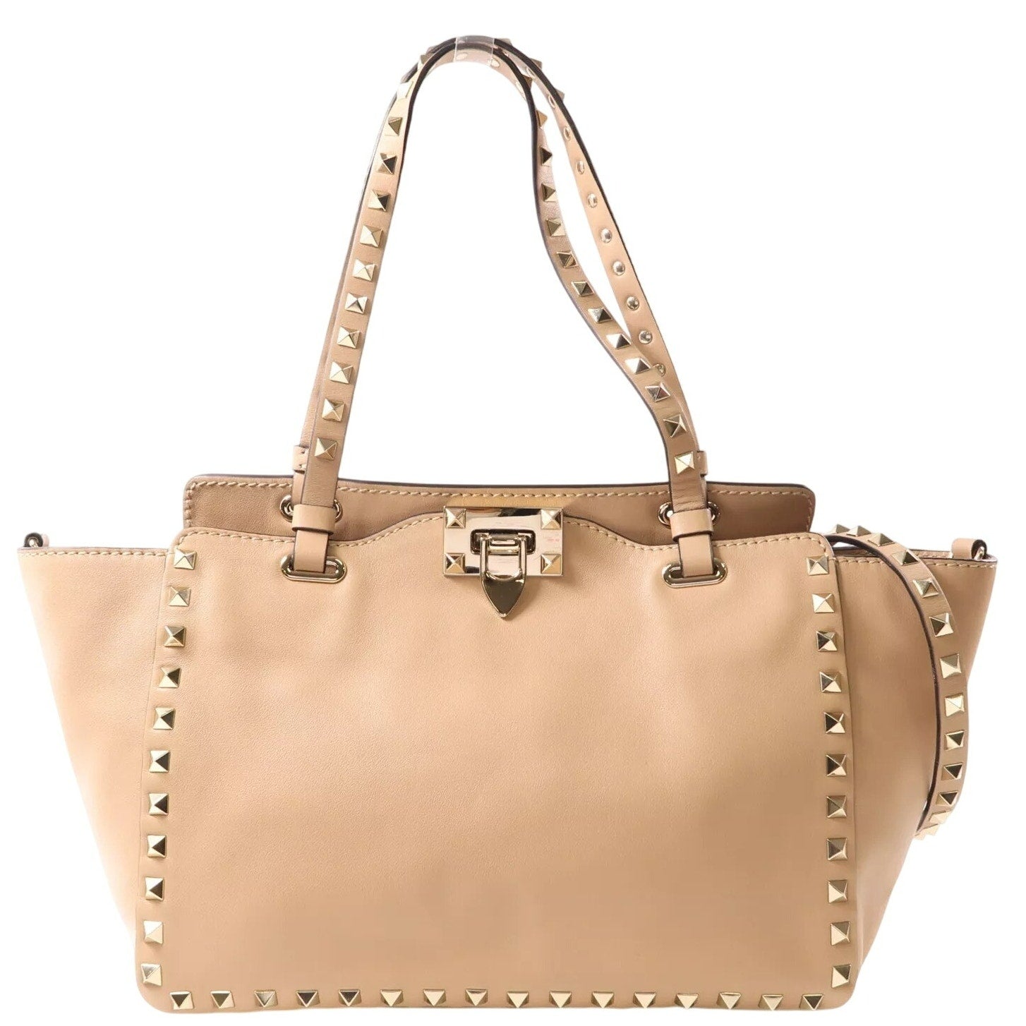 Authentic Valentino Garavani Rockstud Shoulder Bag 2-Way