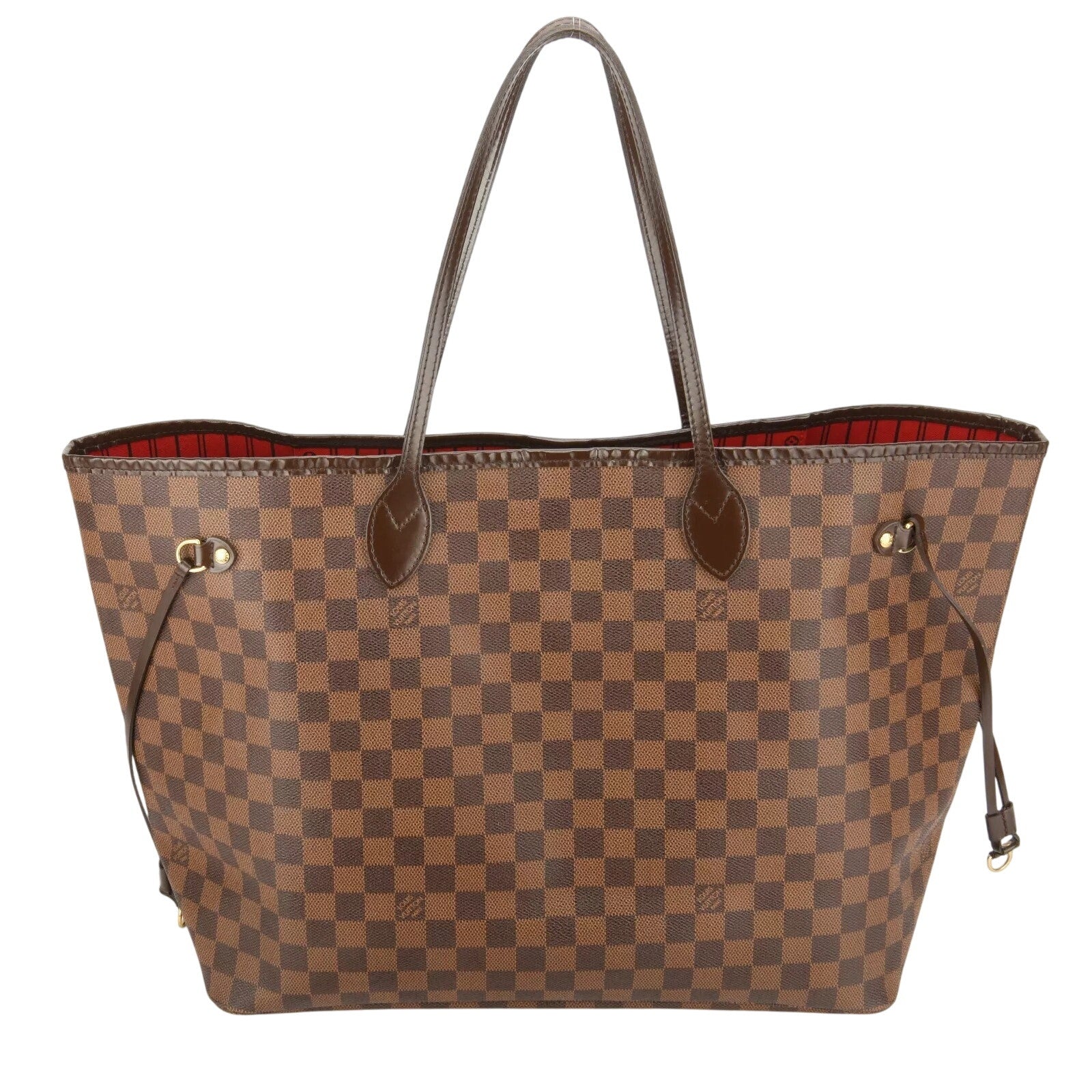 Authentic Louis Vuitton Neverfull GM Damier Ebene Tote Bag