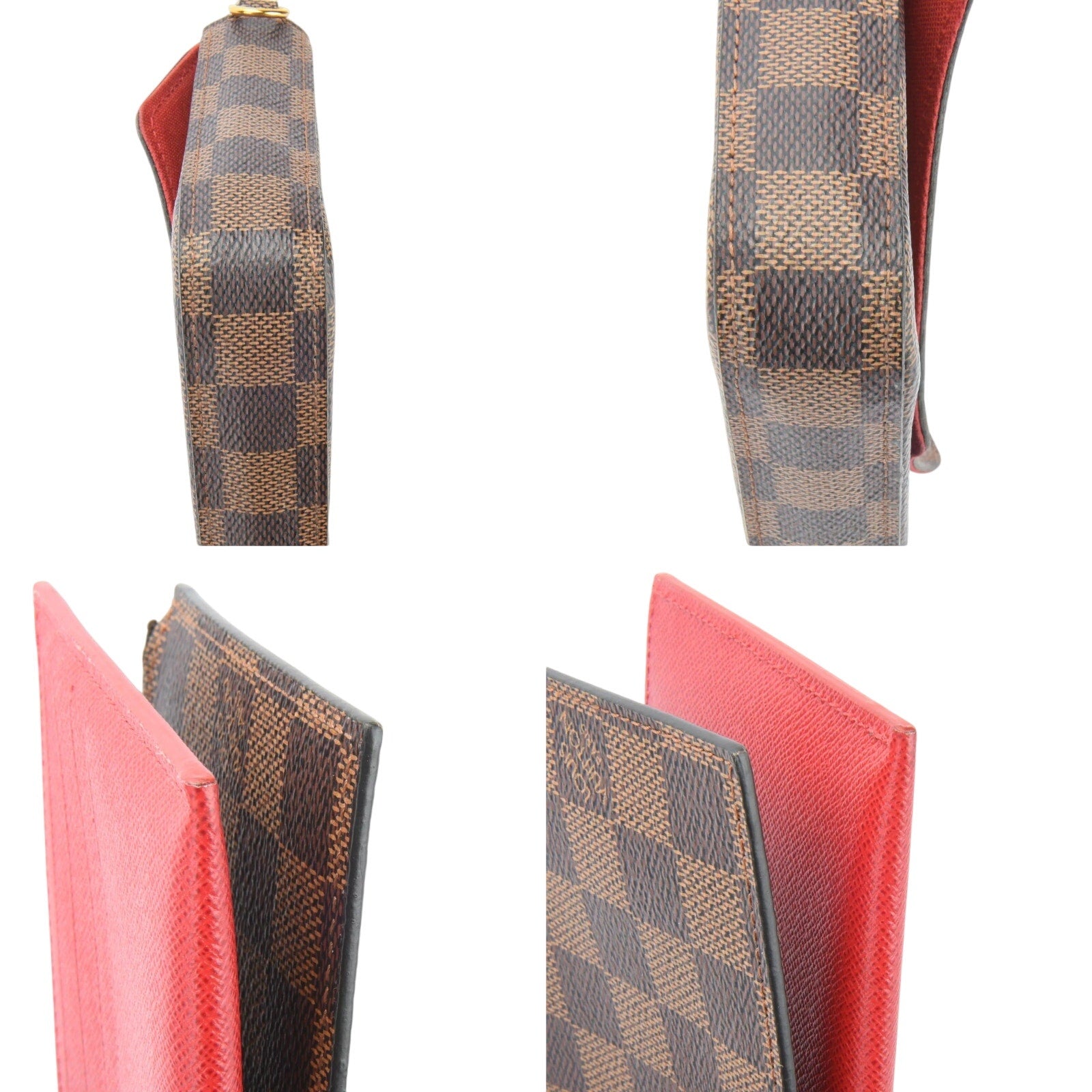 Authentic Louis Vuitton Felicie Damier Ebene Pochette