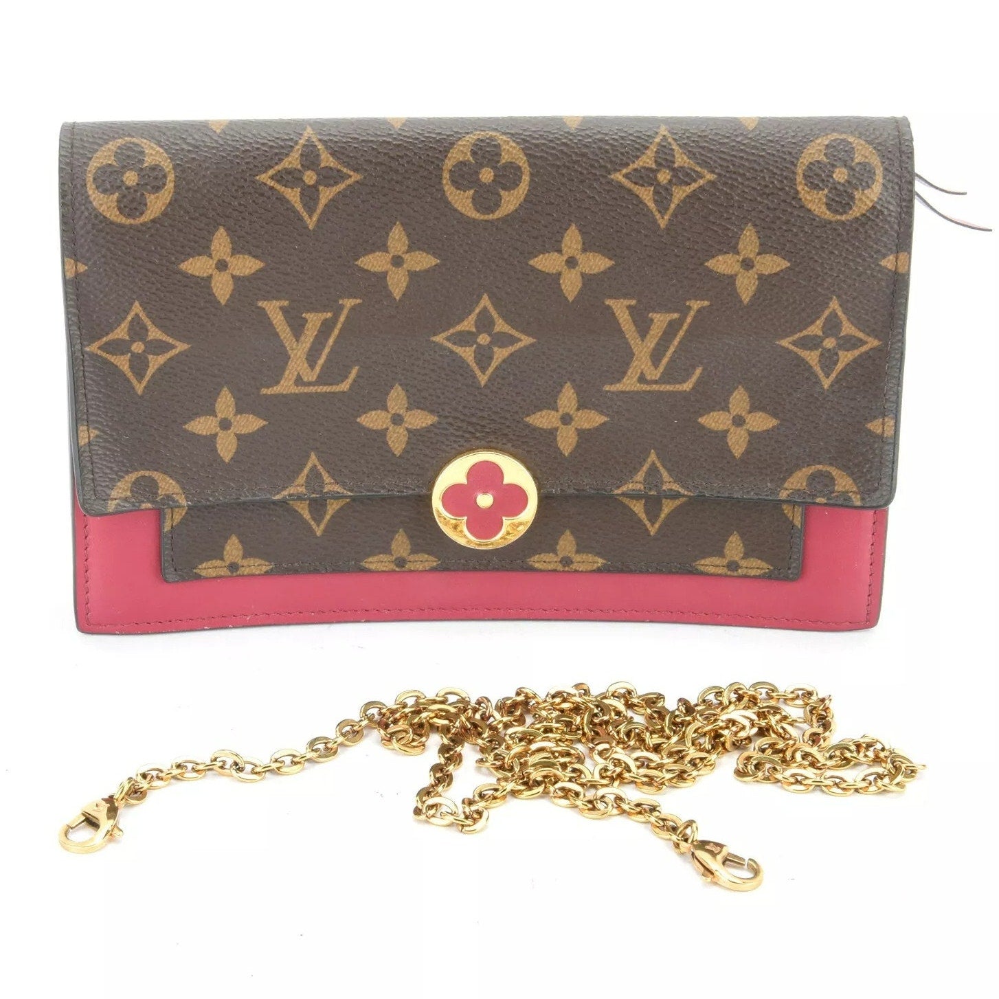 Authentic Louis Vuitton Flore Wallet on Chain