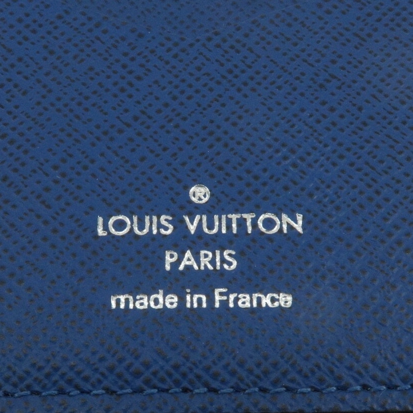 Authentic Louis Vuitton Taiga Rama Organizer Depoche Card Case