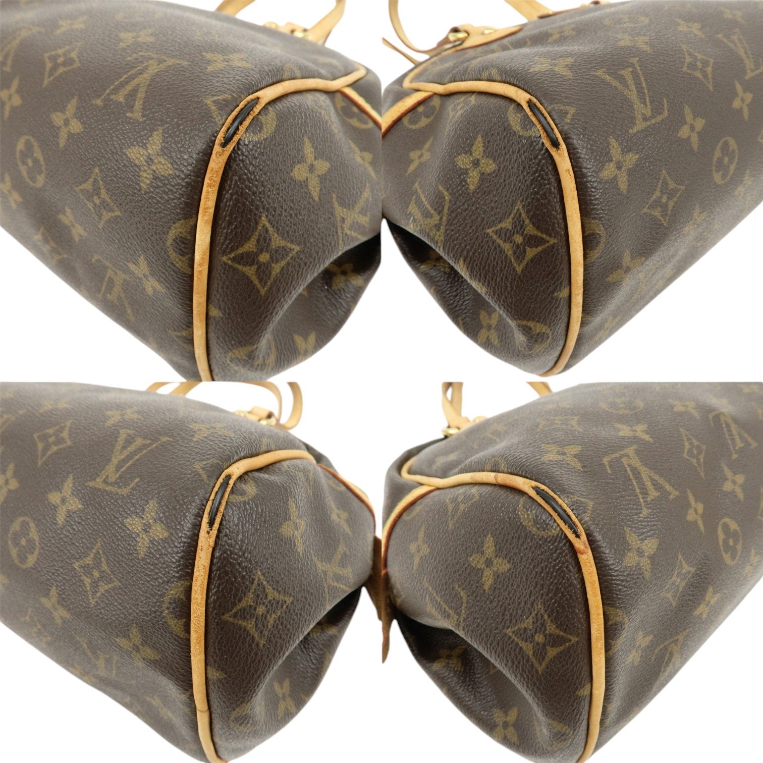 Authentic Louis Vuitton Monogram Montorgueil PM Hand Bag Brown