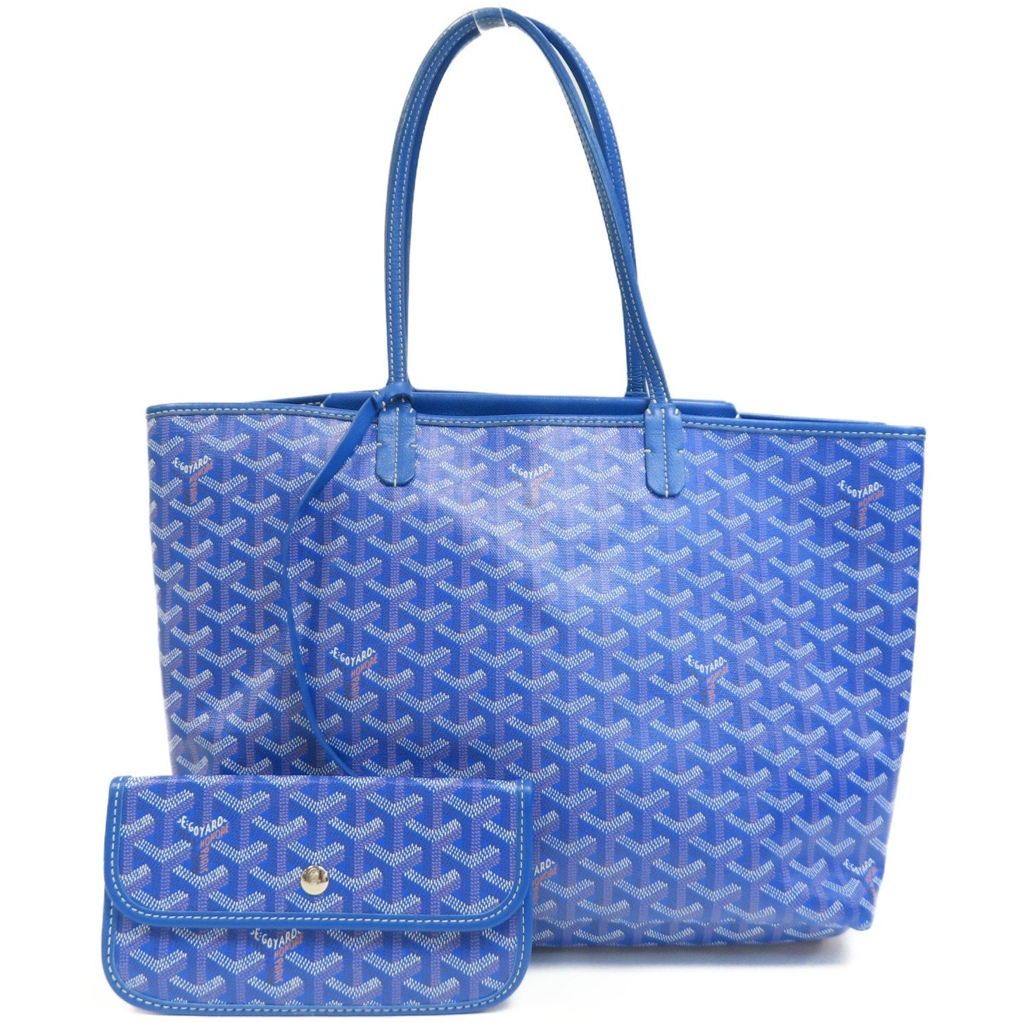 Authentic  GOYARD Saint Louis Tote Bag Blue