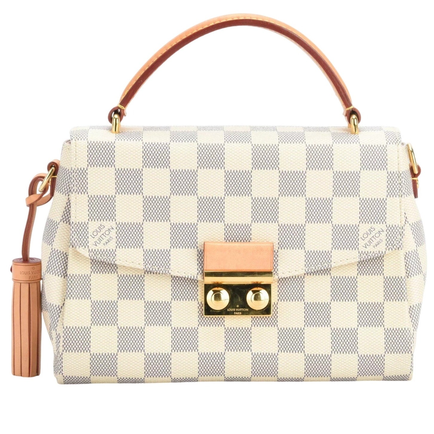 Authentic Louis Vuitton Croisette Damier Azur Shoulder Bag 2-Way