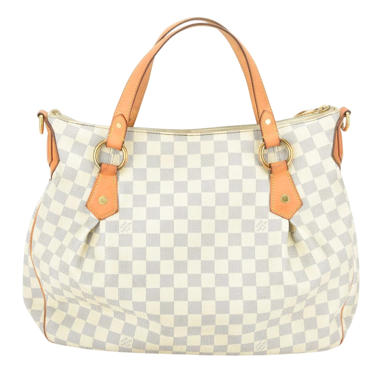 Authentic  Louis Vuitton Evora MM Damier Azur Shoulder Bag 2-Way