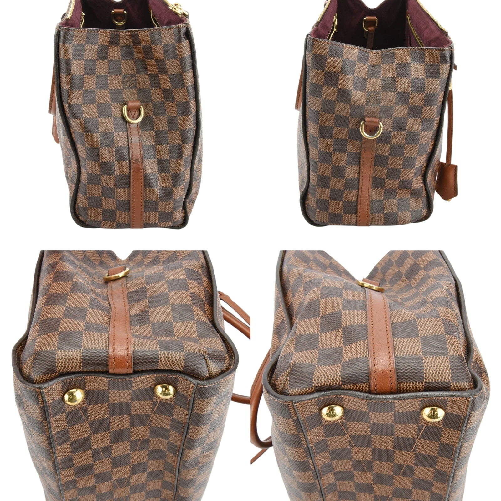 Authentic Louis Vuitton Greenwich Damier Ebene Handbag