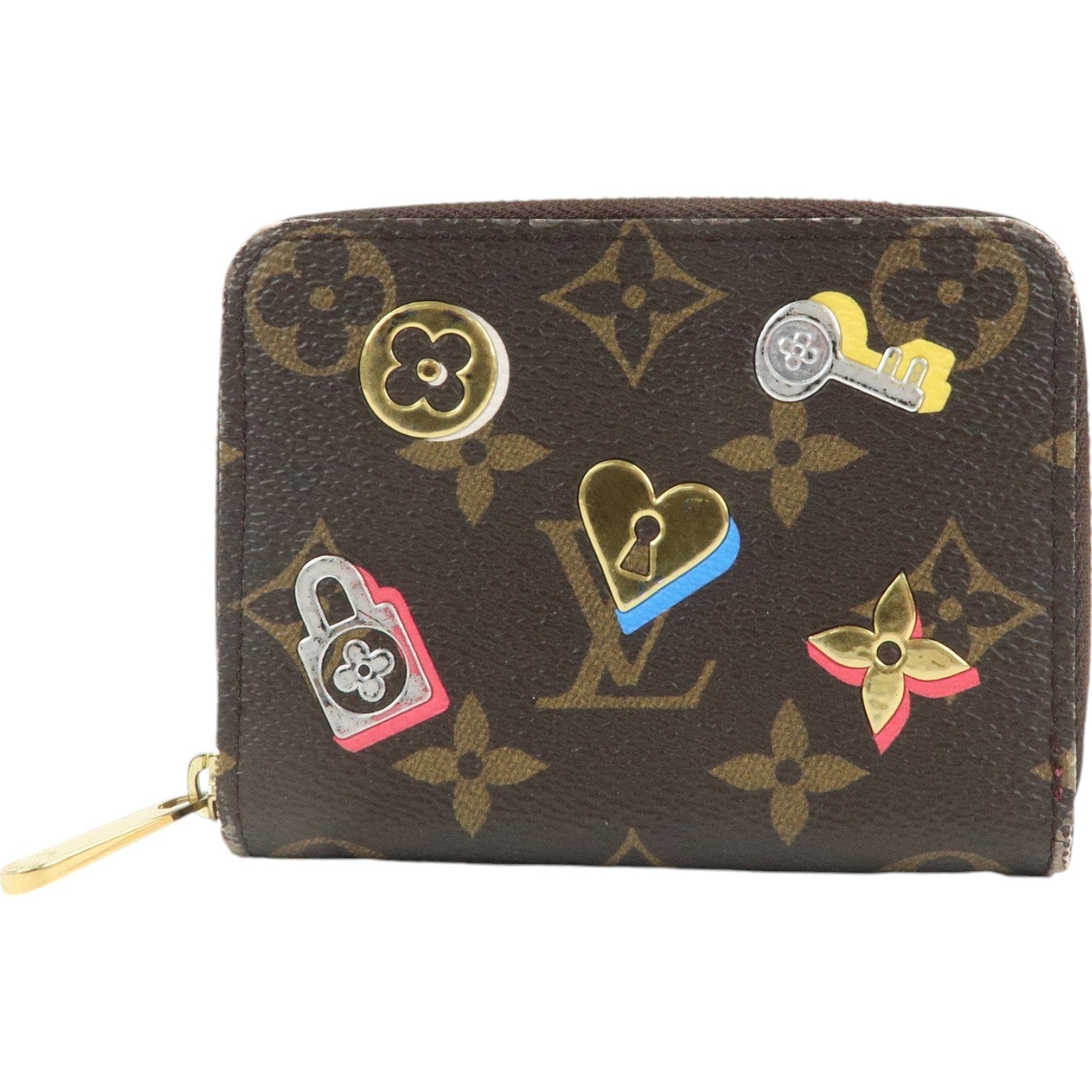 Authentic Louis Vuitton Love Lock Zippy Coin Purse