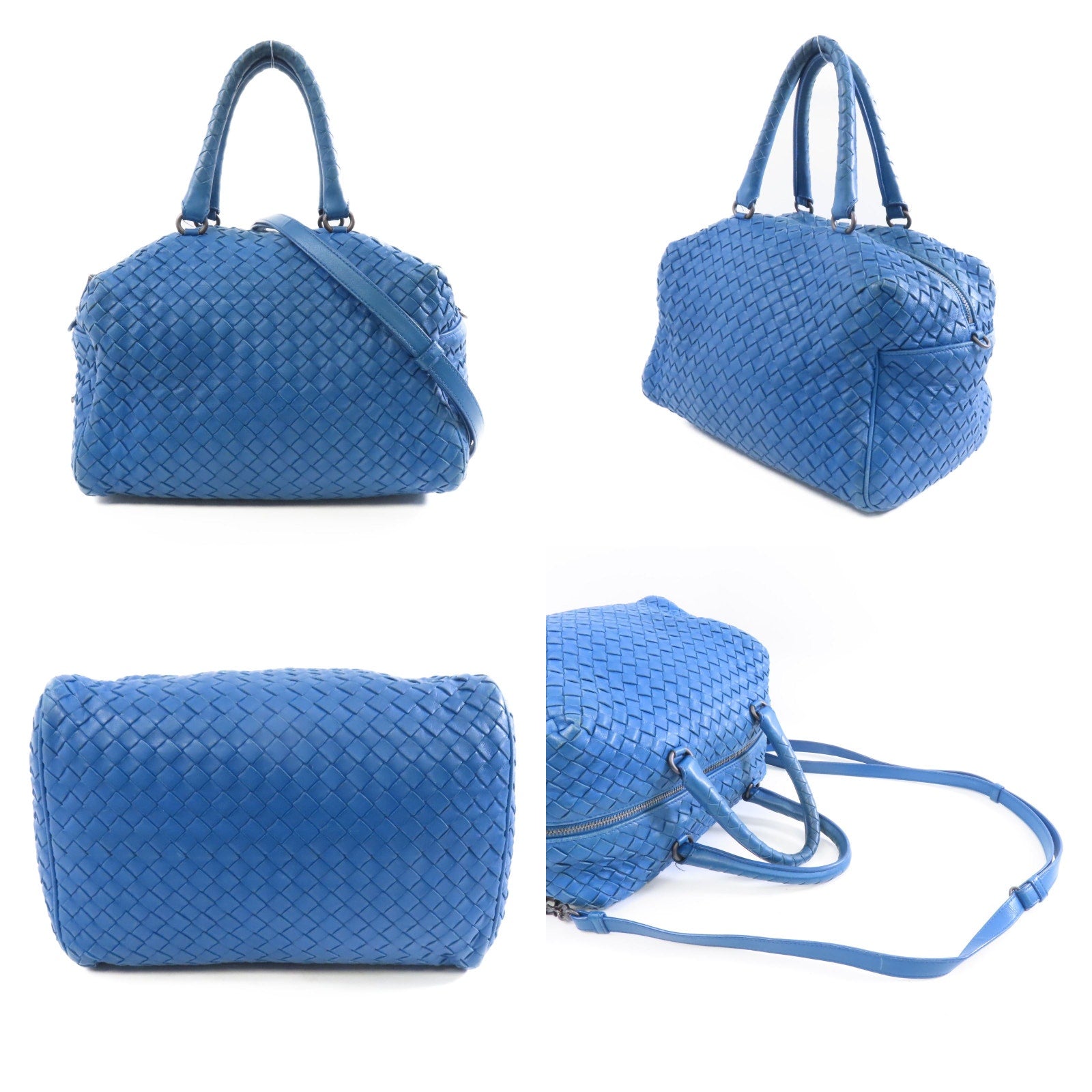 Authentic BOTTEGA VENETA Nappa Intrecciato Satchel bag