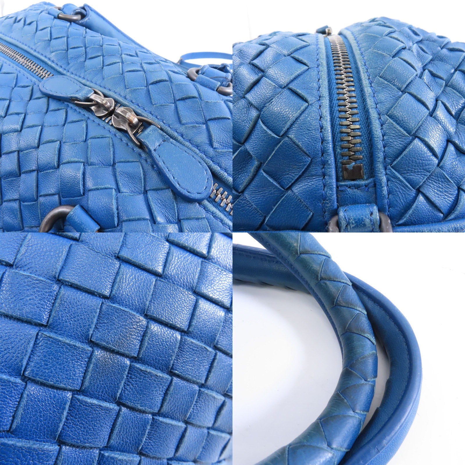 Authentic BOTTEGA VENETA Nappa Intrecciato Satchel bag